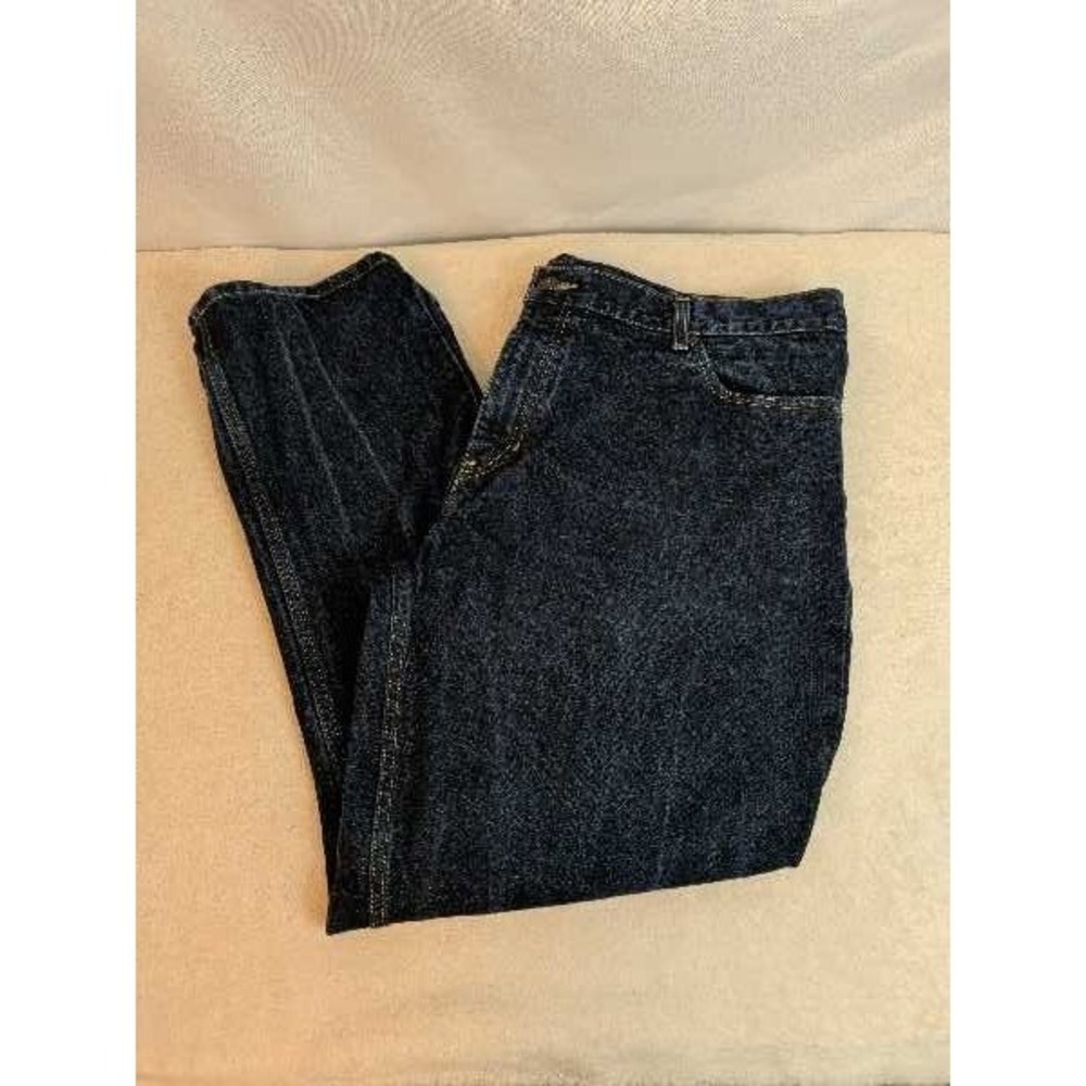 Tommy Hilfiger Classic Straight Fit Dark Wash Denim Jeans Mens 40x30